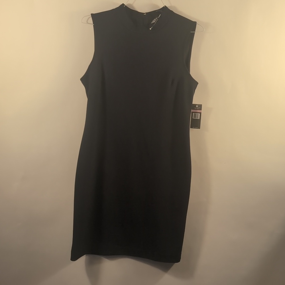 Sharagano Deep Navy Dress Size 10 New with Tags